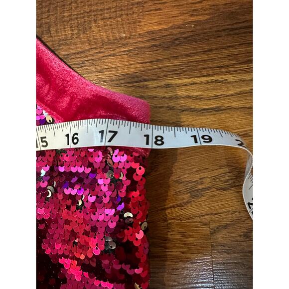 Sam Edelman Women’s Sequin Shimmer Mini Dress – Pink – Sz 6 – NWT Cocktail Party - Picture 8 of 9